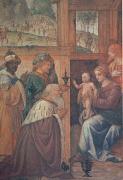 LUINI, Bernardino The Adoration of the Magi (mk05) USA oil painting artist